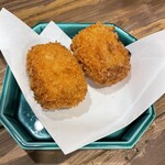 串焼きと鉄板 一心 - カニ味噌クリームコロッケ