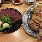 信州松本 アルプス食堂 - 馬刺しと山賊焼き