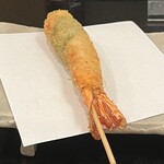 串揚げ処 gaku - 海老大葉巻き