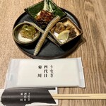 うなぎ四代目菊川 - うなぎ食べ尽くし一本重御膳