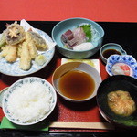 武蔵野 - 2015.2)魚料理の定食（１５００円）