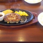 ステーキハンバーグ＆サラダバー けん - ハンバーグステーキランチ(950円→540円) ♪