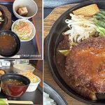 待夢里 - ハンバーグ定食1100円,待夢里(愛知県岡崎市)TMGP撮影