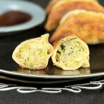 餃子の馬渡 - 馬渡のもっちり餃子・断面