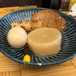 ますや - 鶏出汁おでん 4種盛り