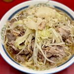 ラーメン二郎 - 料理写真:2026/2/23 20:00頃 大ブタヤサイアブラ 800円 店主不在弟子麺上げ 並び約20分
