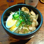 博多とんこつ 天神旗 - ヘタレ丼
