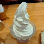 藍花 - ソフトクリーム