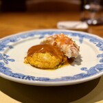 中国懐石×wine Chinese恵泉 - タラバ蟹のカニ玉。