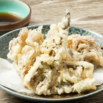 さかな家 碧 - 料理写真:まいたけ、あなご天ぷら