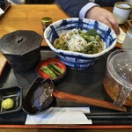 そじ坊 - 葉わさびそば定食