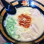 一蘭 - 料理写真:天然とんこつラーメン
