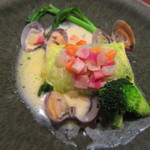 ラ クープ ドール - メイン”平目のキャベツ包み蒸し”