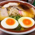 天神そば - 5番「大盛玉子入り」