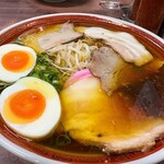 天神そば - 5番「大盛玉子入り」