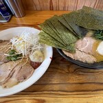 日々家 - チャーシュー丼 ＋ ラーメン TP のり、味玉