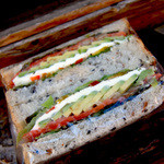 セル・オ・ブレ - 料理写真:サーモン アボカド クリームチーズ サンド