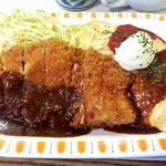 キッチンニュー早苗 - チキンカツオムライス900円