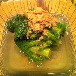 酒亭 沿露目 - 【2015年1月再訪】菜の花のお浸し