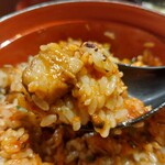 幸丼 - たまごを絡めるとなおウマイ