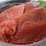 鈴木水産 - 料理写真:天然メバチマグロ。