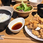 カッシーワ - 唐揚げ定食　おろしポン酢