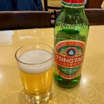 徳記 - 青島ビール 610円