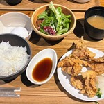 カッシーワ - 唐揚げ定食　おろしポン酢