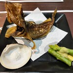 季節料理 三起 - 魚の唐揚げ