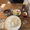 翁堂 - ビーフカレー、紅茶（アイス、レモン）