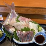 お食事処 ひでちゃん - おまかせ地魚刺身定食,お食事処ひでちゃん(三重県志摩市和具漁港)TMGP撮影