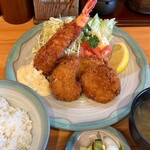 まほろば - ミックスフライ定食セット