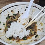 麺 酒 やまの - ませそば（〆のご飯投入）ご飯は無料♥️