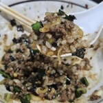 麺 酒 やまの - ませそば（〆のご飯を混ぜた）