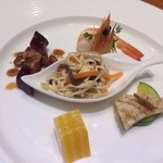 前菜の盛り合わせ（5000円コース）