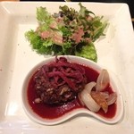肉料理とワイン YUZAN - YUZAN特製ハンバーグステーキ