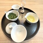 立礼茶席 SAHARI - ３煎目