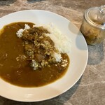 お食事処うえた - ミニおばカレー500円