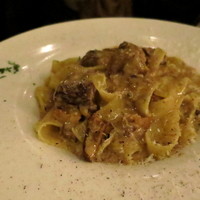クッチーナ イタリアーナ アリア 六本木 - 牛肉の煮込みとポルチーニのクリームソースのフィットチーネ＊