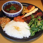 デリー - プチラブターリー(1570円)　カレーはラムのカラヒ