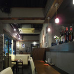 KISS'N  Little dining - カウンター席より