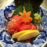 旬家 はちどり - マグロの中落ち刺し