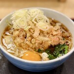 小諸そば - 料理写真:かき揚げ玉子そば(550円)