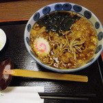 新勝庵 - たぬきそば600円
