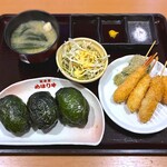 総本家 めはりや - 串カツ膳B￥1,400　2026.2.12