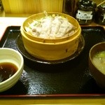 とんかつ いわい - 【2015.02.06】仮面専用ダイエッとんメニュー・豚野菜蒸(時価)