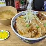 元祖豚丼屋 TONTON - 料理写真:ハーフ&ハーフ丼 並 1,078円