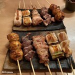 赤い鳥 - 料理写真:おまかせ5本(つくね入り)