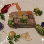 リストランテ サクラ - 2015.1　牛タンを使った美しい前菜