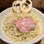 らーめん専門 和心 - 限定：つけそば（350g） 麺は中太麺ストレートの長め